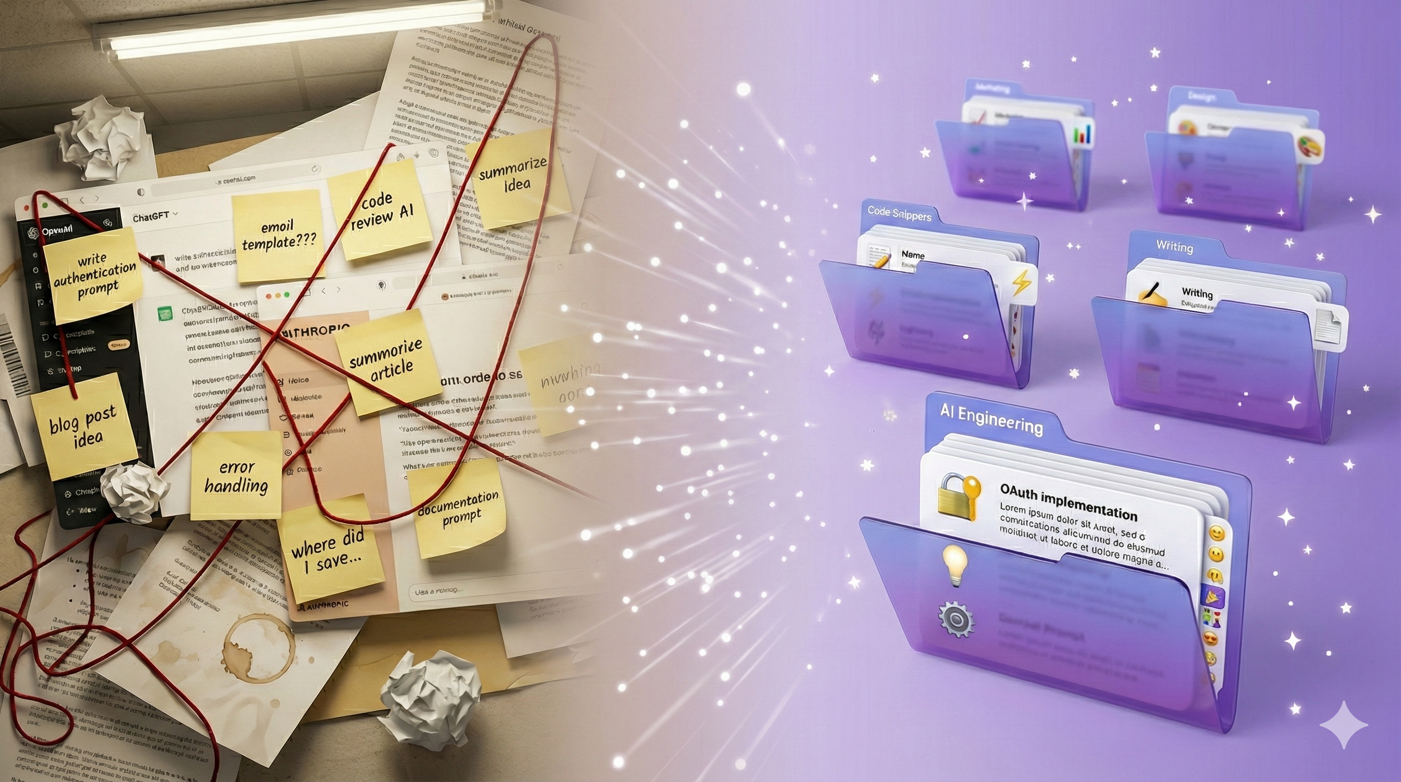 Prompteka - Transform prompt chaos into organized clarity